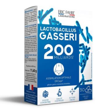 Eric Favre - Lactobacillus Gasseri 200 milliards - 30 gélules végétales